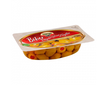Оливки фаршированные перцем Ikram Турция 100 гр 1 шт